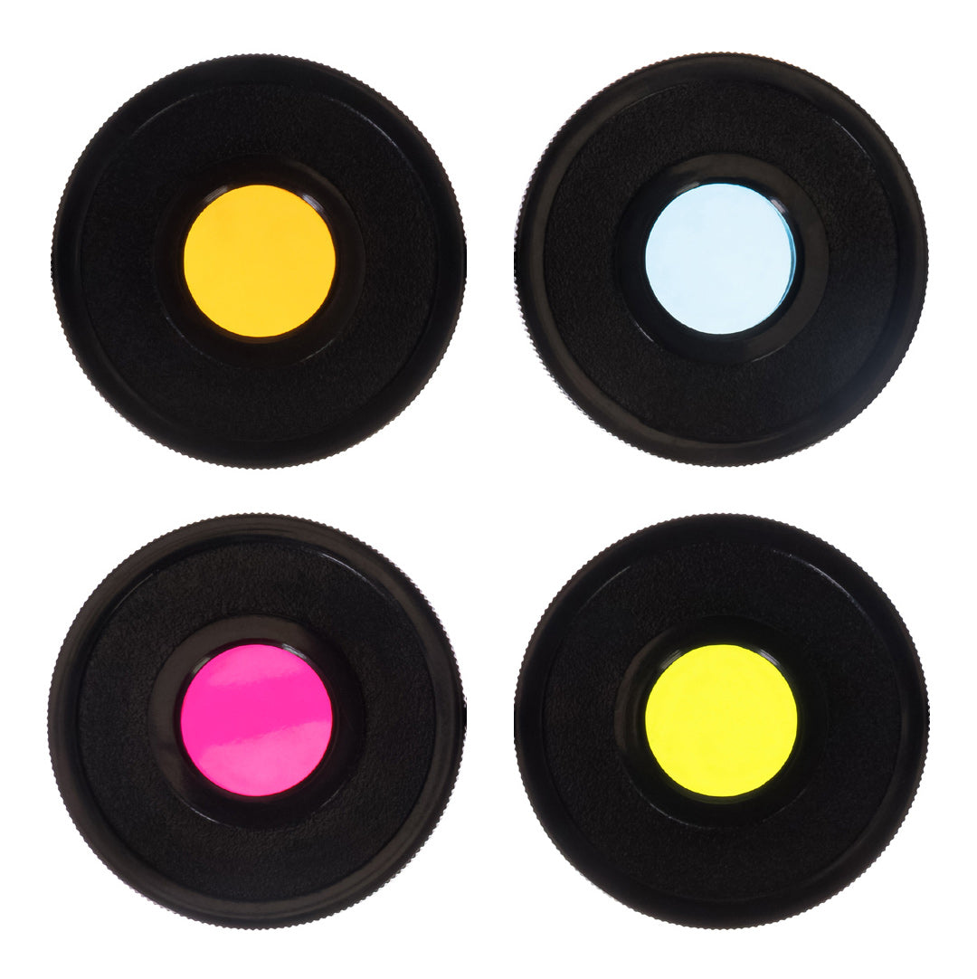 Set di Filtri Colorati Bresser Essential 1,25' rosso, verde, blu, giallo