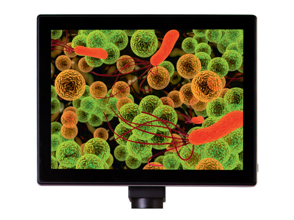 Levenhuk MED fotocamera digitale per microscopio da 5M con schermo LCD da 9,4"