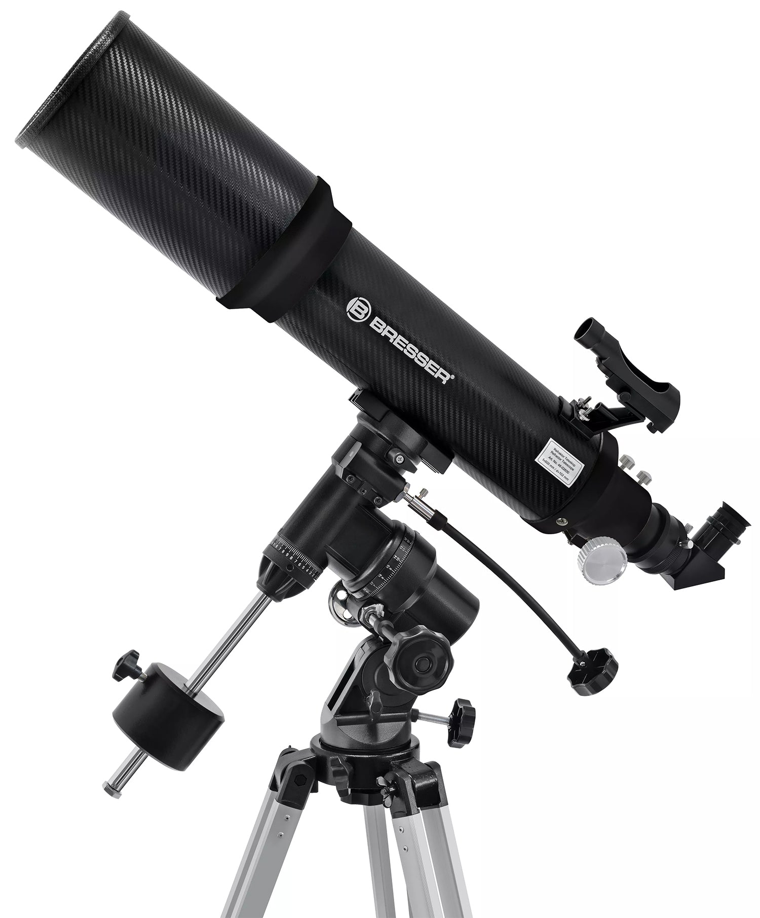 Telescopio Bresser Polaris-II AR-102/600 EQ-3 AT-3 con filtro solare