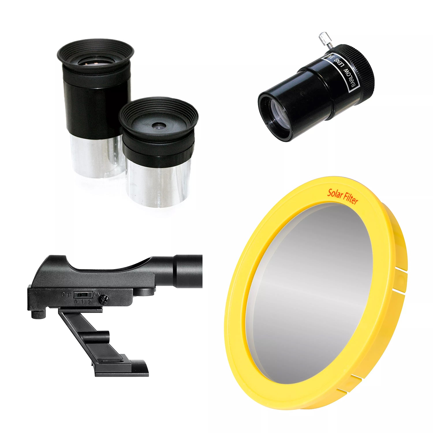 Telescopio Bresser Polaris-II AR-102/600 EQ-3 AT-3 con filtro solare