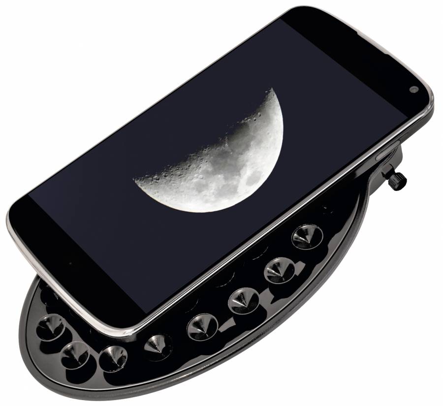 Telescopio Bresser Sirius 70/900 AZ con adattatore per fotocamera smartphone
