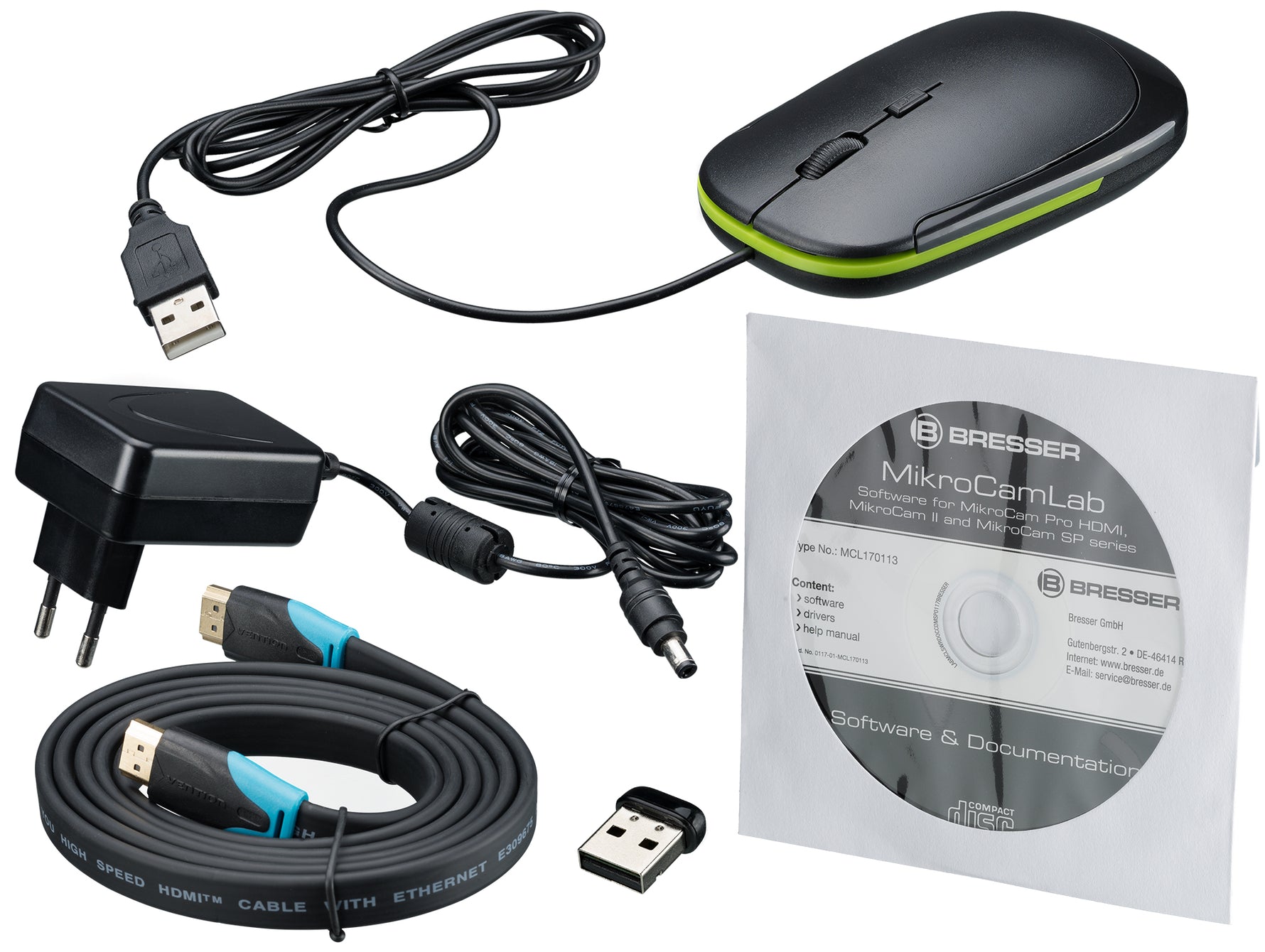 Fotocamera per microscopio Bresser MikroCam PRO HDMI 5MP