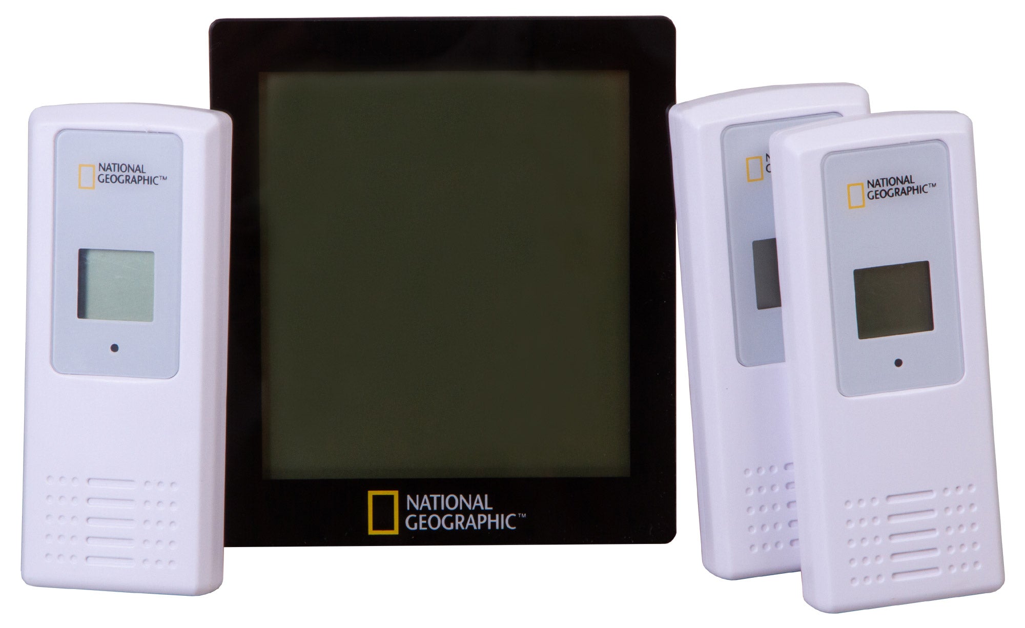 Termoigrometro Bresser National Geographic con 4 misurazioni indipendenti, nero