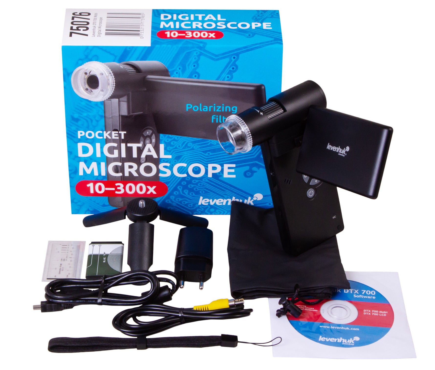 Microscopio digitale Levenhuk DTX 700 Mobi