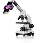 Microscopio Bresser Junior Biolux SEL 40–1600x con custodia, bianco