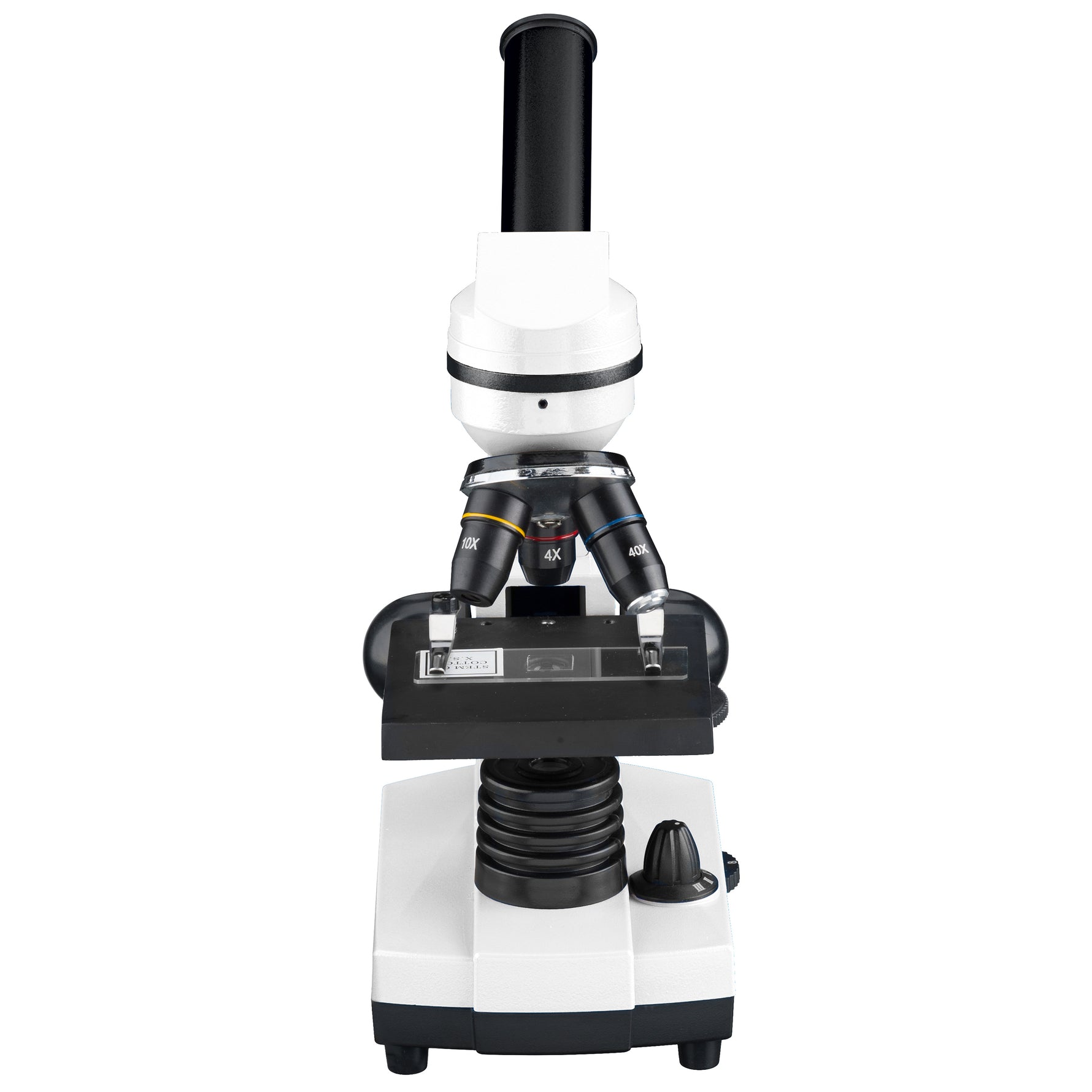 Microscopio Bresser Junior Biolux SEL 40–1600x con custodia, bianco