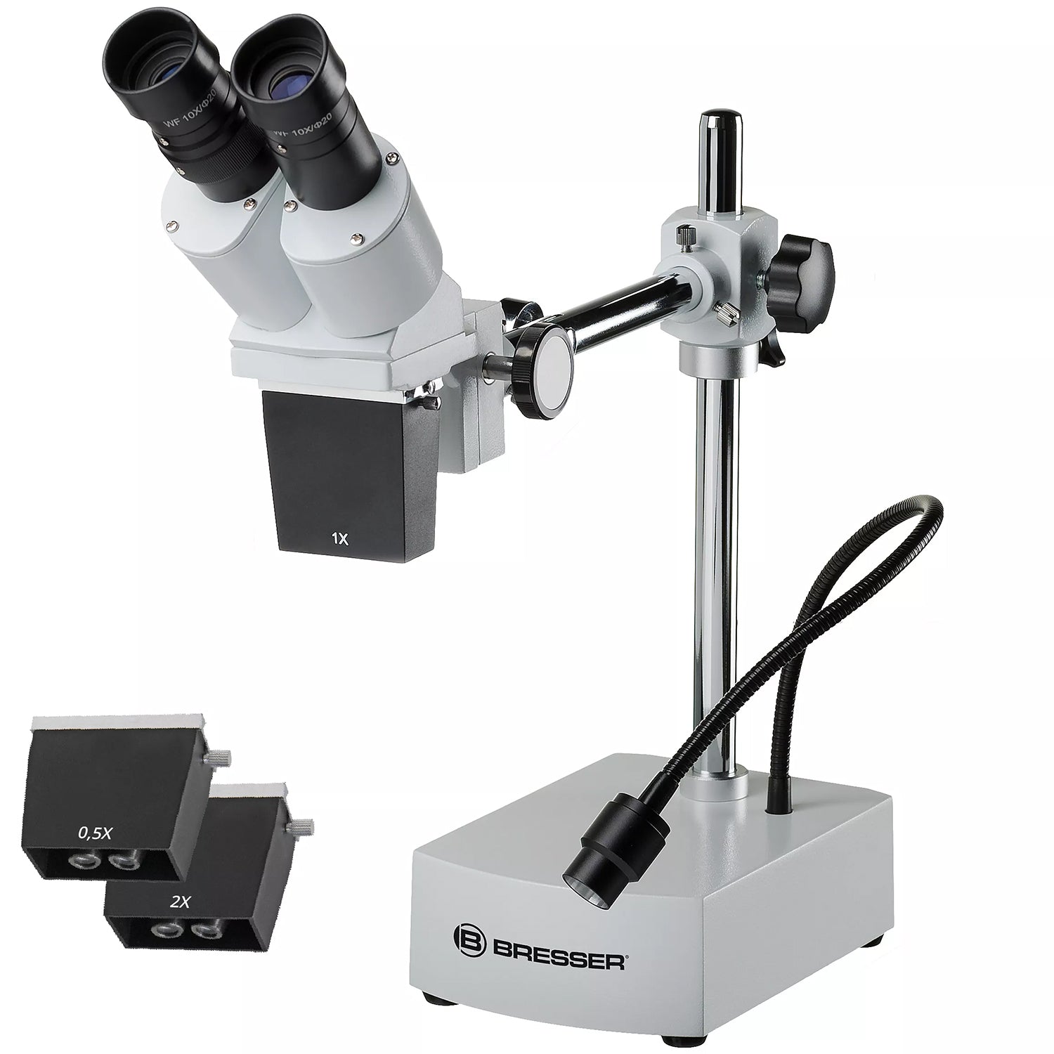 Stereomicroscopio Bresser Biorit ICD CS 5–20x LED