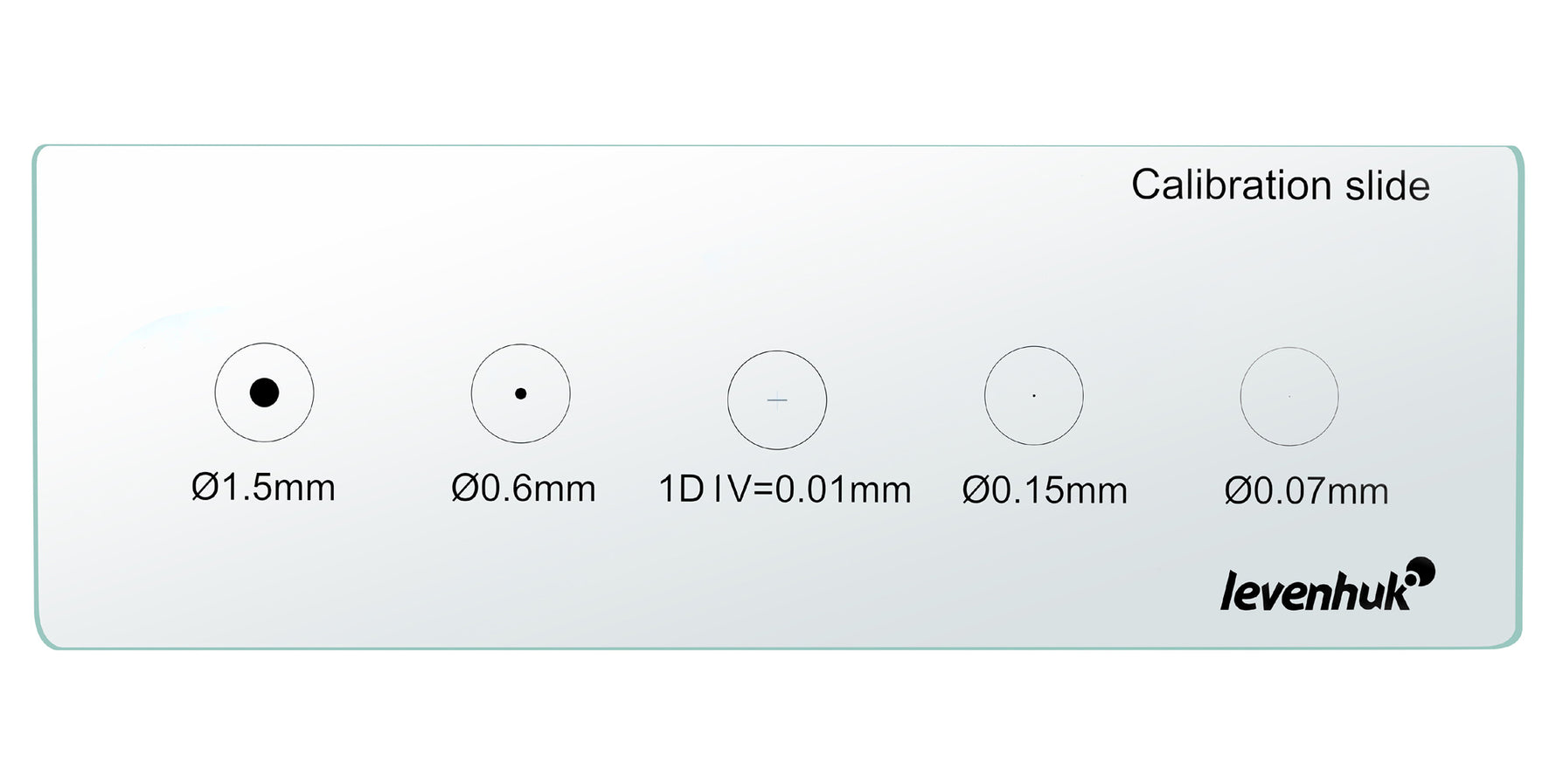 Vetrino di calibrazione Levenhuk MED X/Y