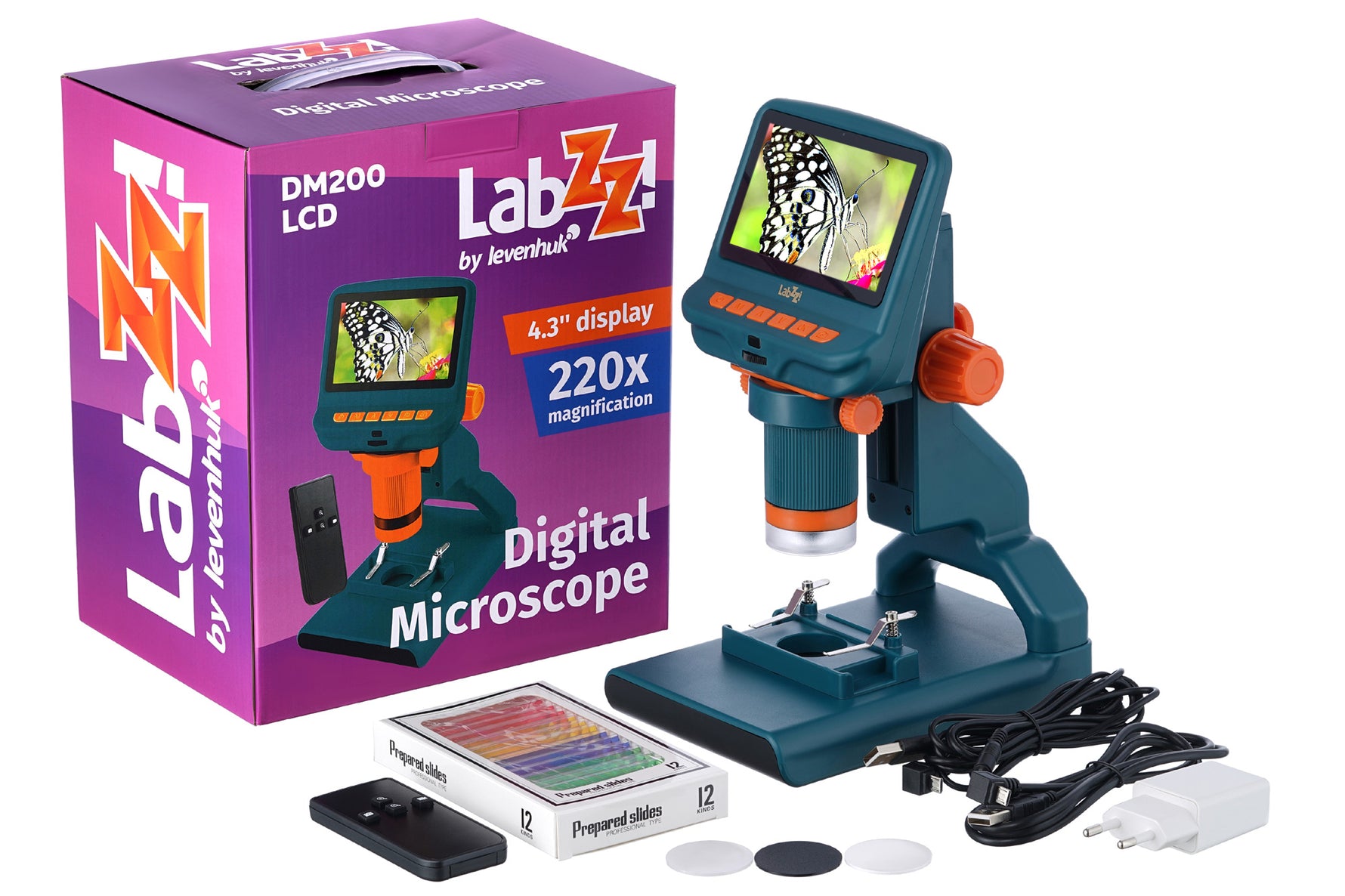Microscopio digitale Levenhuk LabZZ DM200 LCD