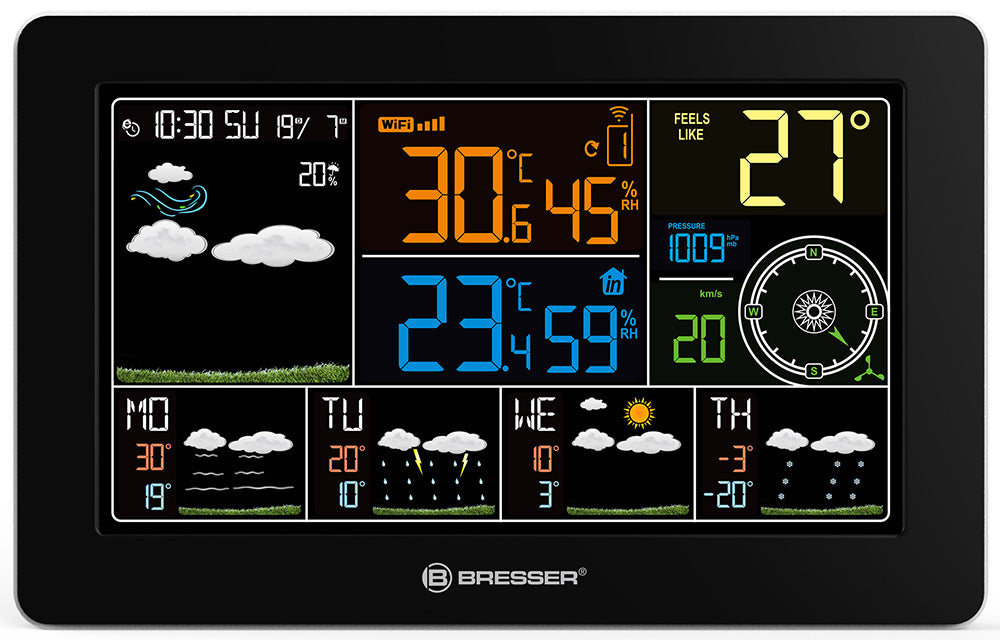 Stazione meteo radiofonica Bresser 4CAST WLAN RC