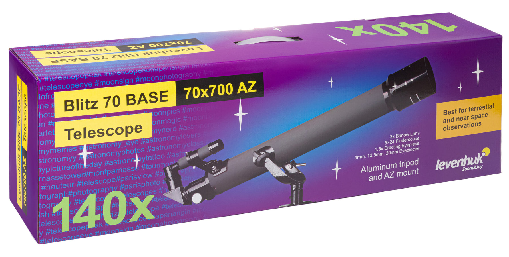 Telescopio Levenhuk Blitz 70 BASE