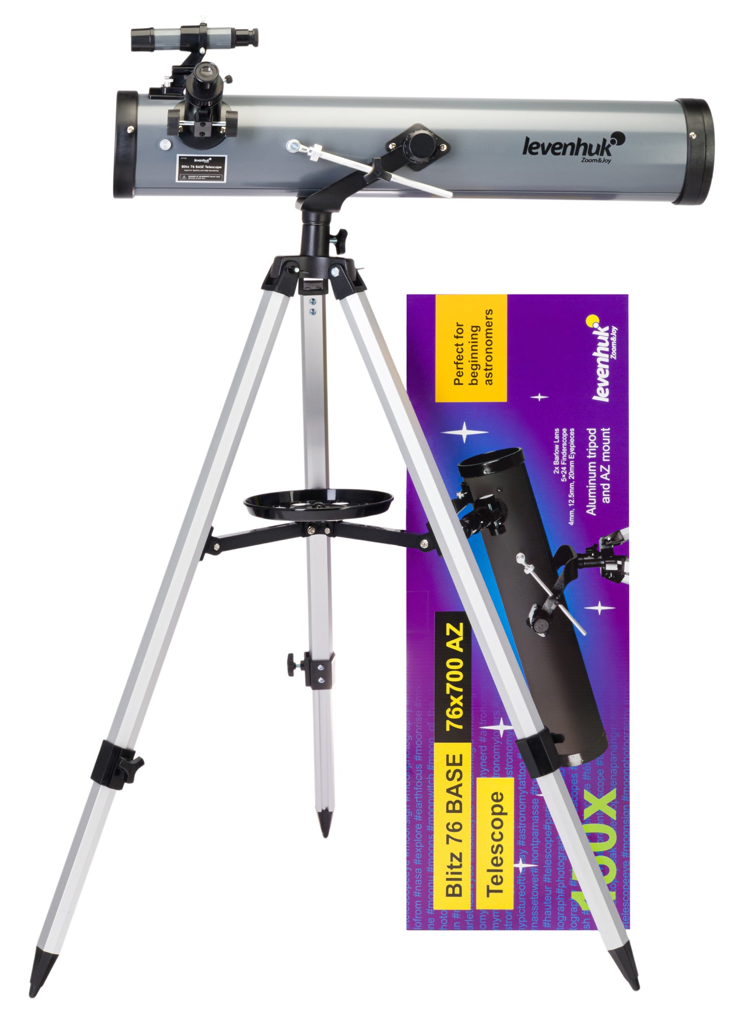 Telescopio Levenhuk Blitz 76 BASE