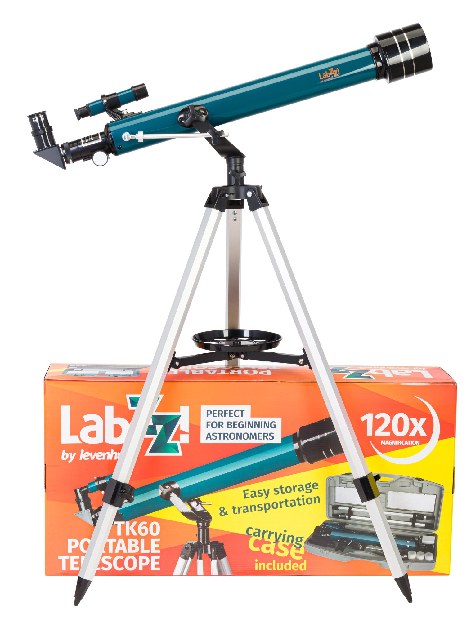 Telescopio Levenhuk LabZZ TK60 con custodia
