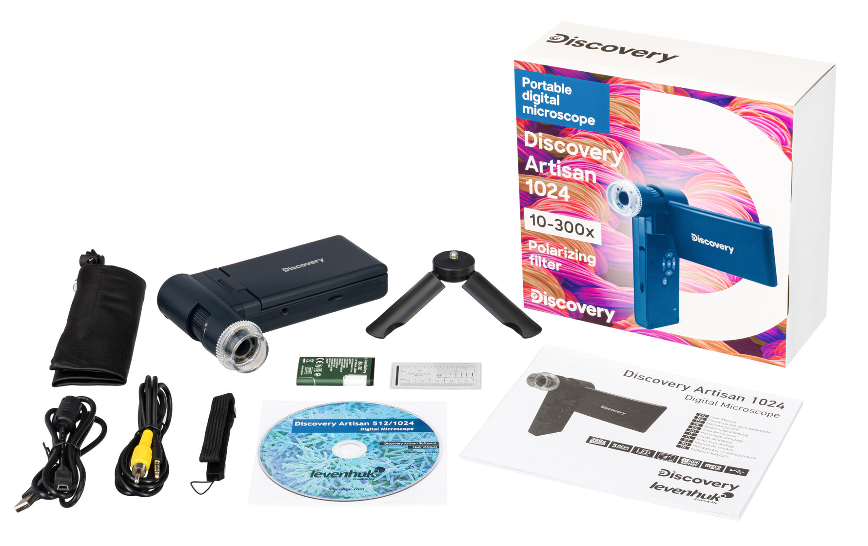 Microscopio digitale Levenhuk Discovery Artisan 1024