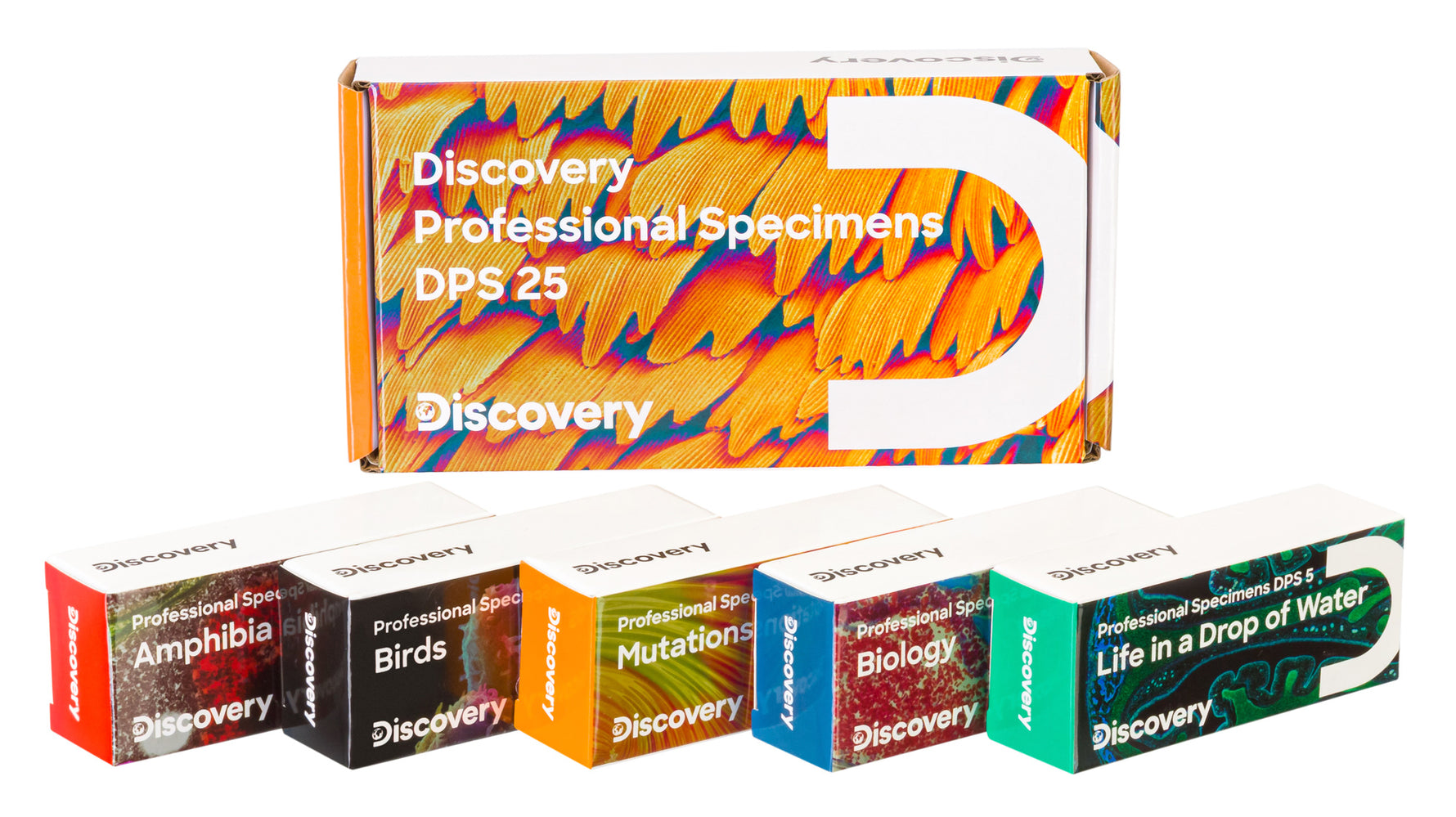 Set di micropreparati Levenhuk Discovery Prof DPS 5. “Uccelli”