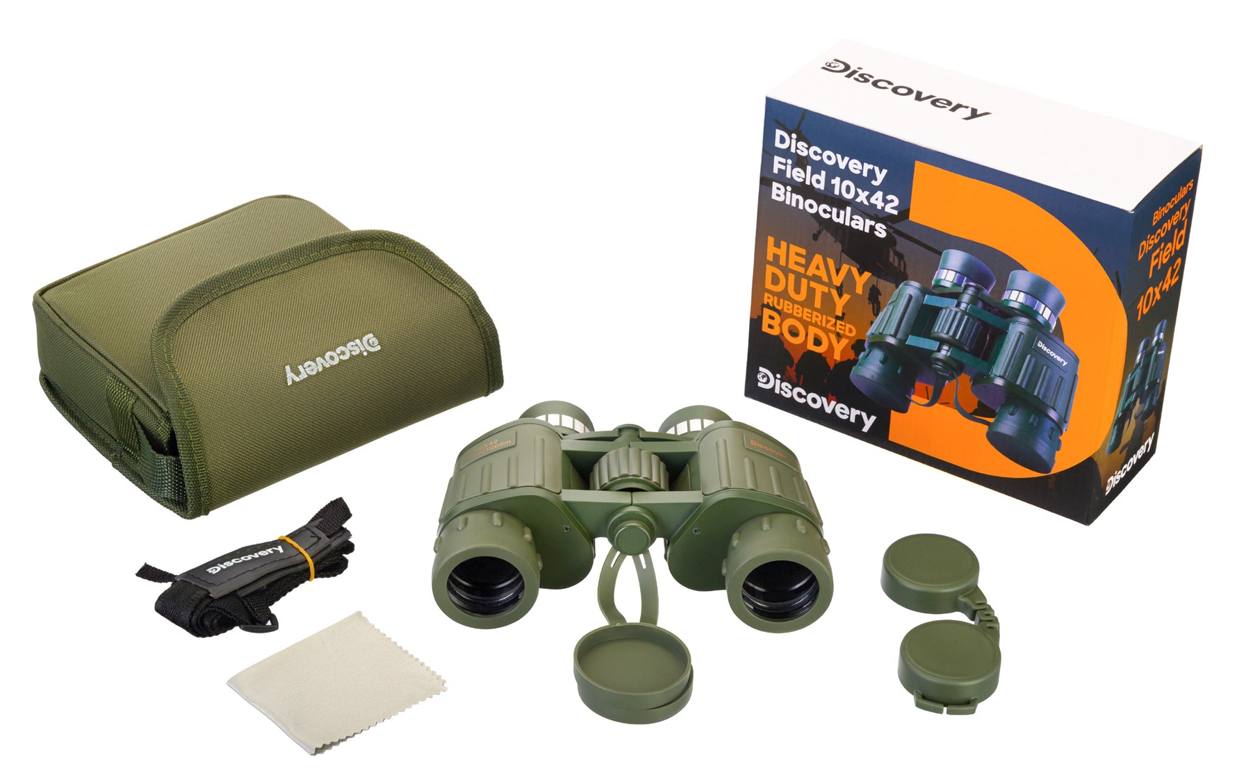 Binocolo Levenhuk Discovery Field 10x42