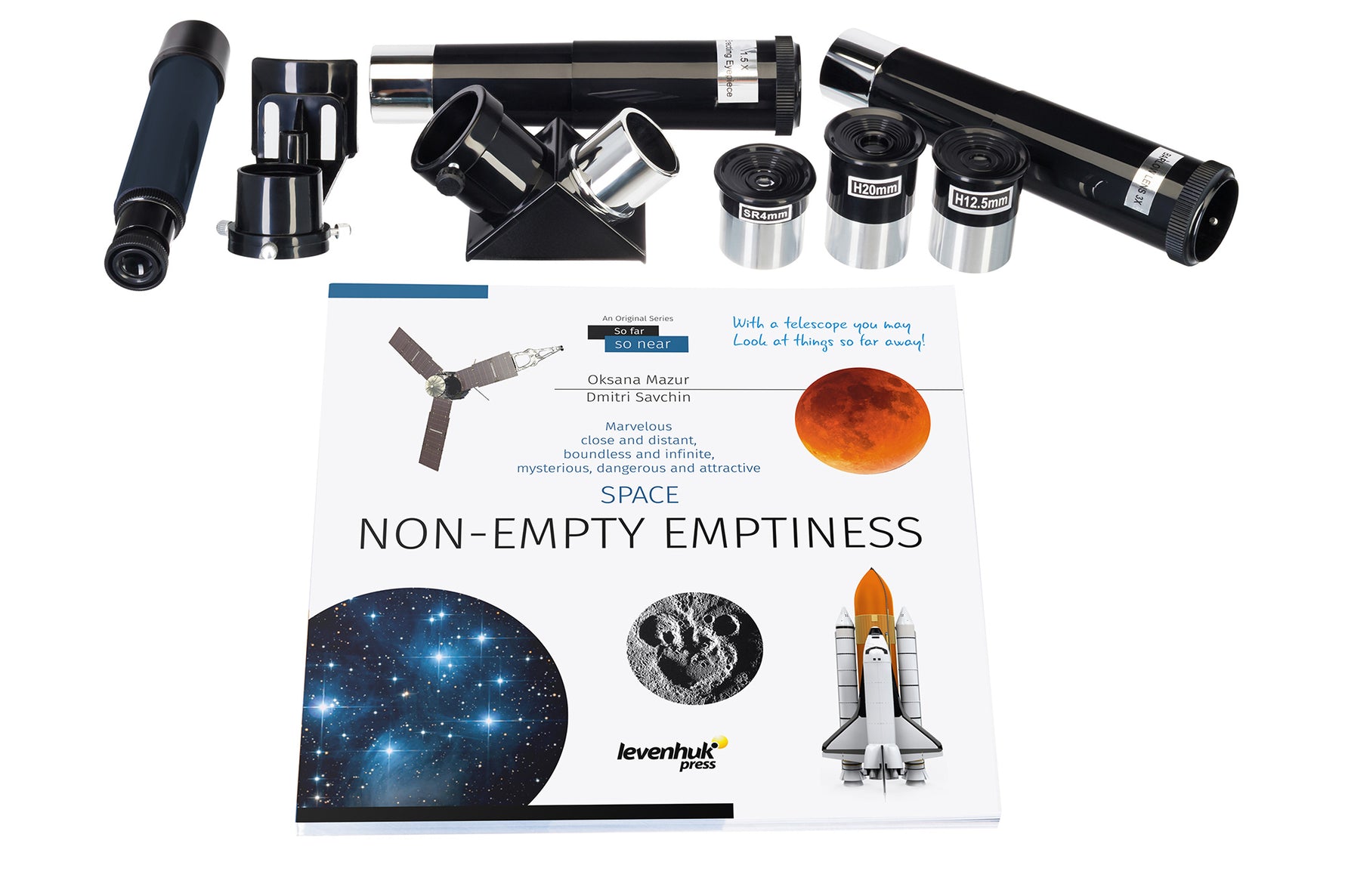 Telescopio Levenhuk Discovery Spark Travel 60 con libro