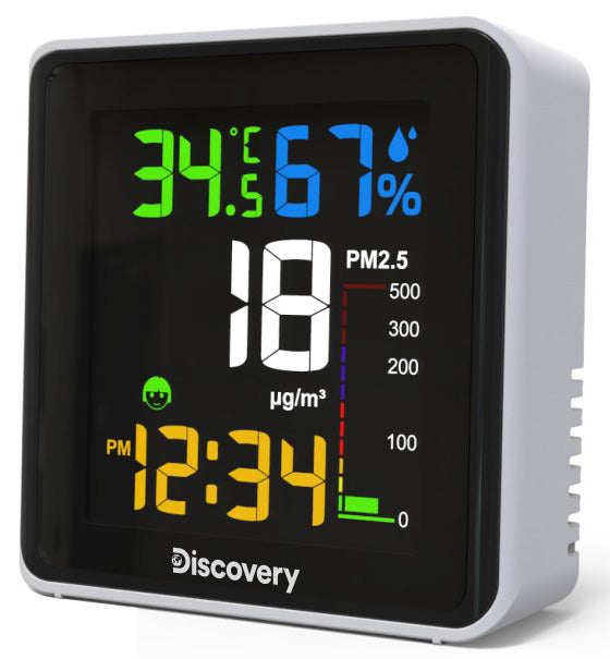 Stazione meteorologica Levenhuk Discovery Report WA30 con monitor del particolato nell’aria