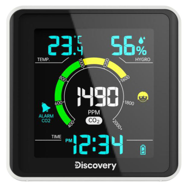 Stazione meteorologica Levenhuk Discovery Report WA40 con monitor della CO2