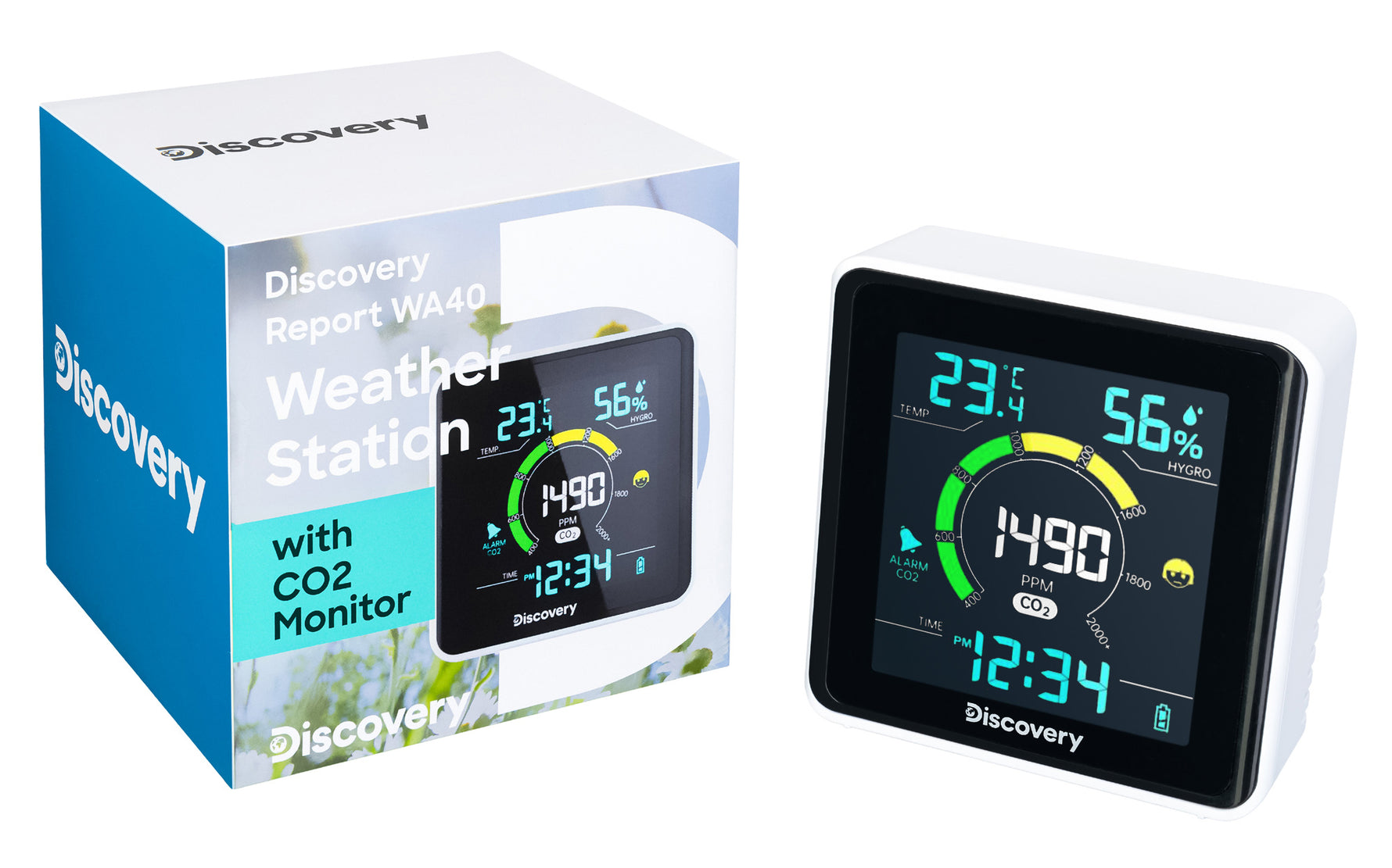 Stazione meteo Levenhuk Discovery Report WA40 con monitor della CO2