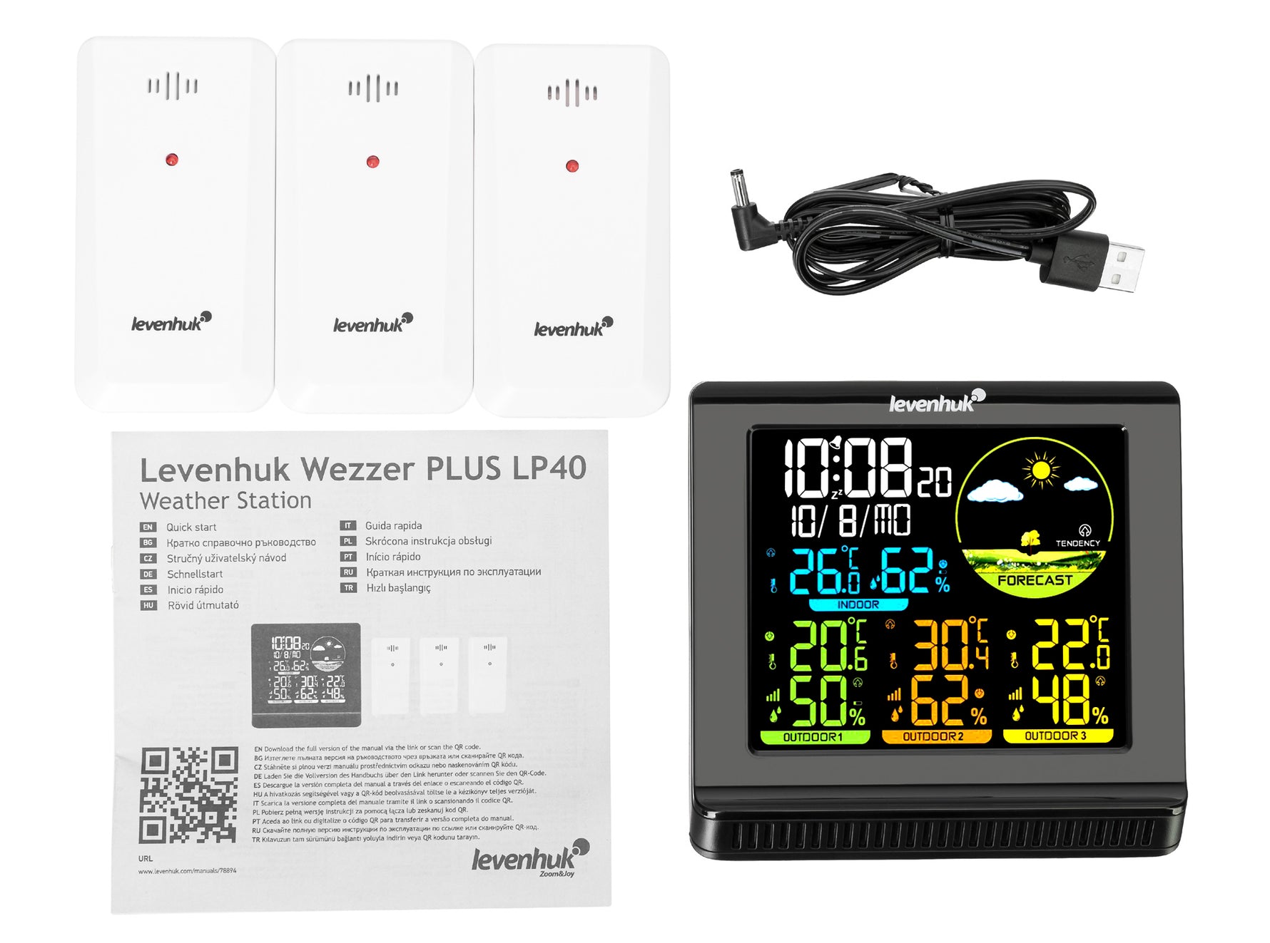 Stazione meteo Levenhuk Wezzer PLUS LP40