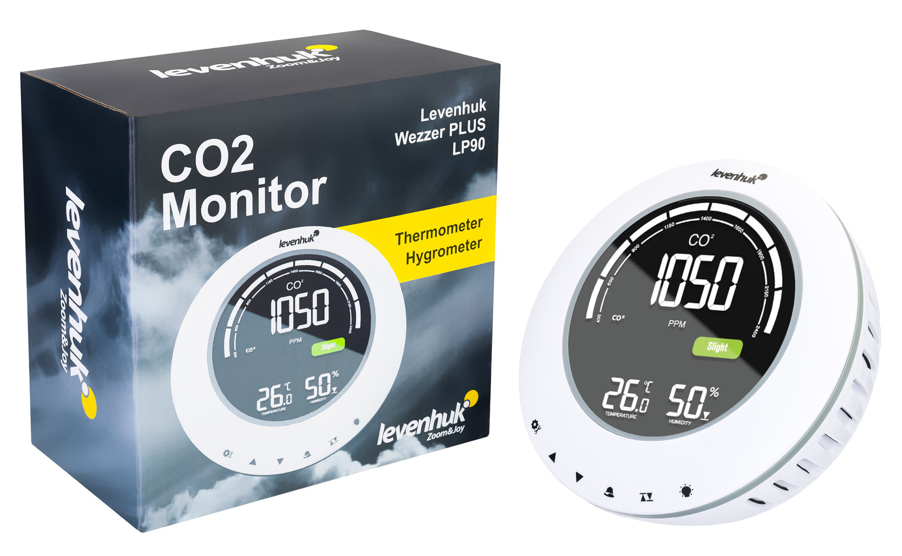 Rilevatore di CO₂ Levenhuk Wezzer PLUS LP90