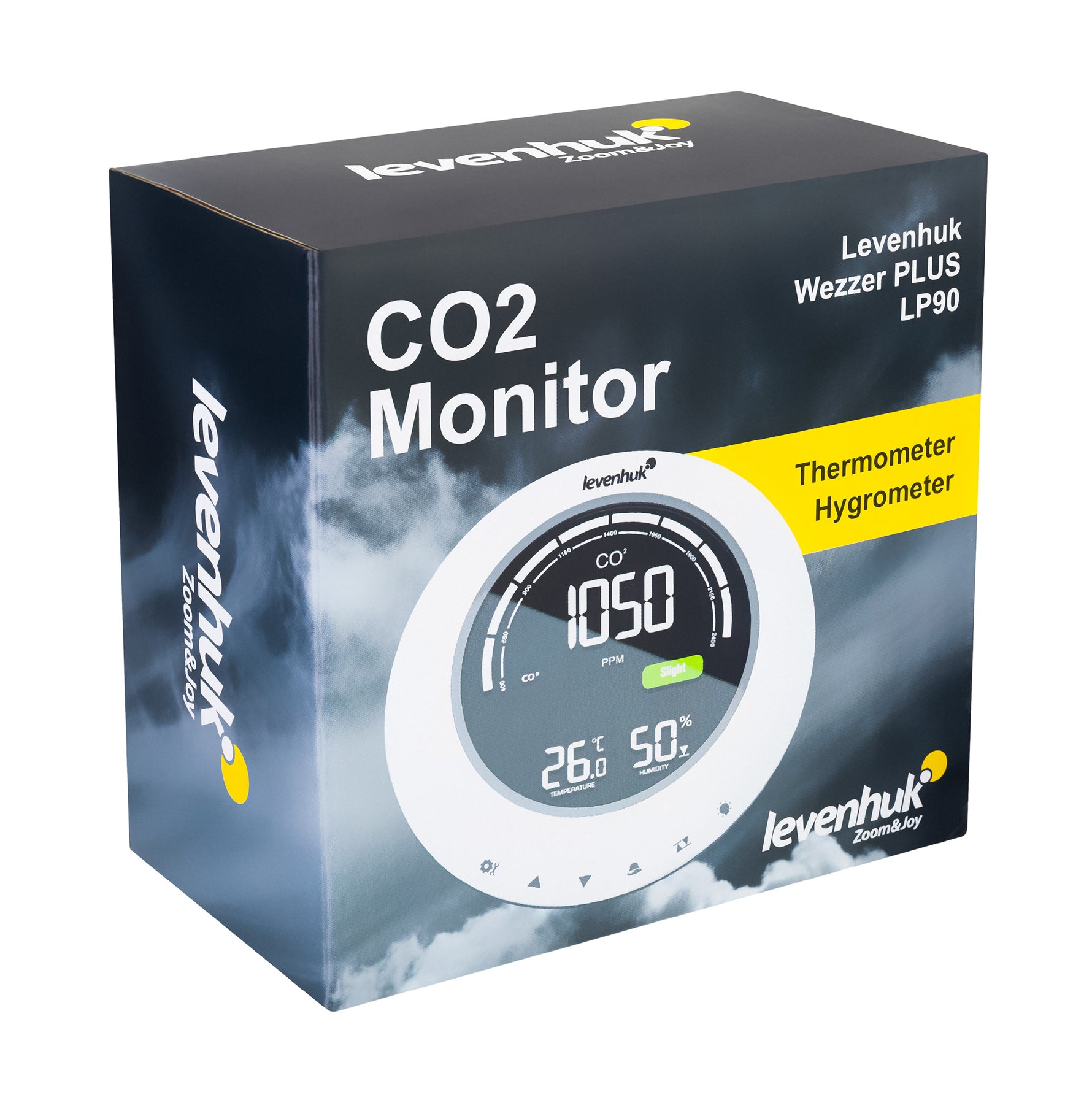 Rilevatore di CO₂ Levenhuk Wezzer PLUS LP90