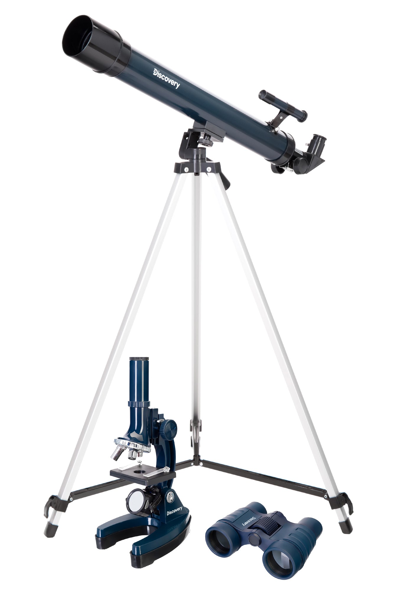 Set Levenhuk Discovery Scope 3 con libro