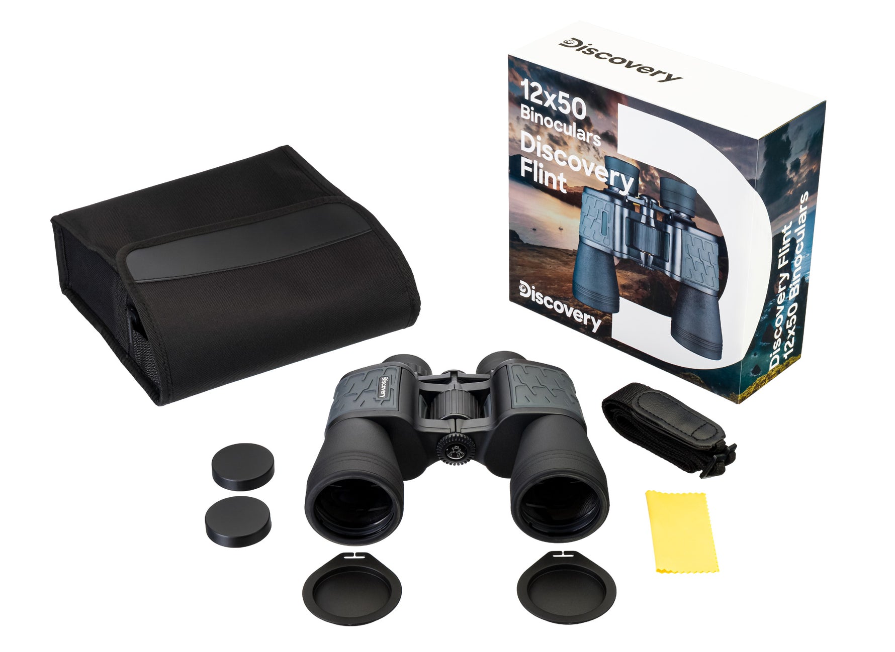 Binocolo Levenhuk Discovery Flint 12x50