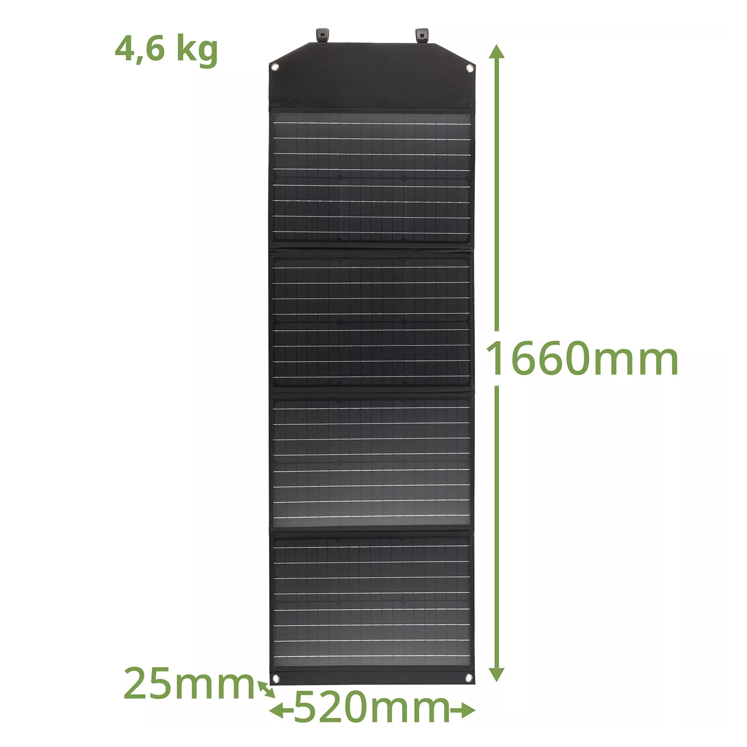 Caricabatterie solare portatile Bresser 120 watt con alimentazione USB