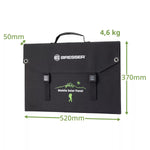 Caricabatterie solare portatile Bresser 120 watt con alimentazione USB