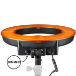 Lampada ad anello a LED Bresser BR-RL12 regolabile da 45W  con custodia