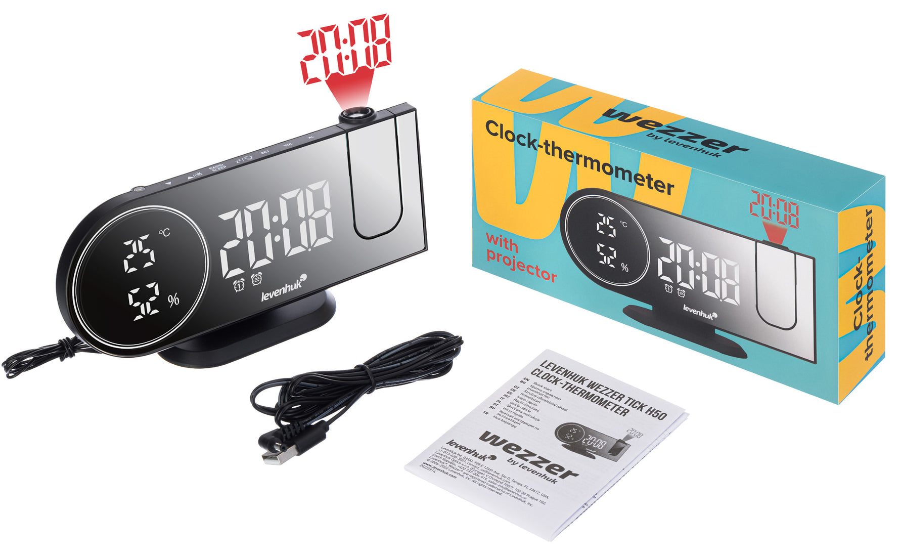 Orologio-termometro Levenhuk Wezzer Tick H50