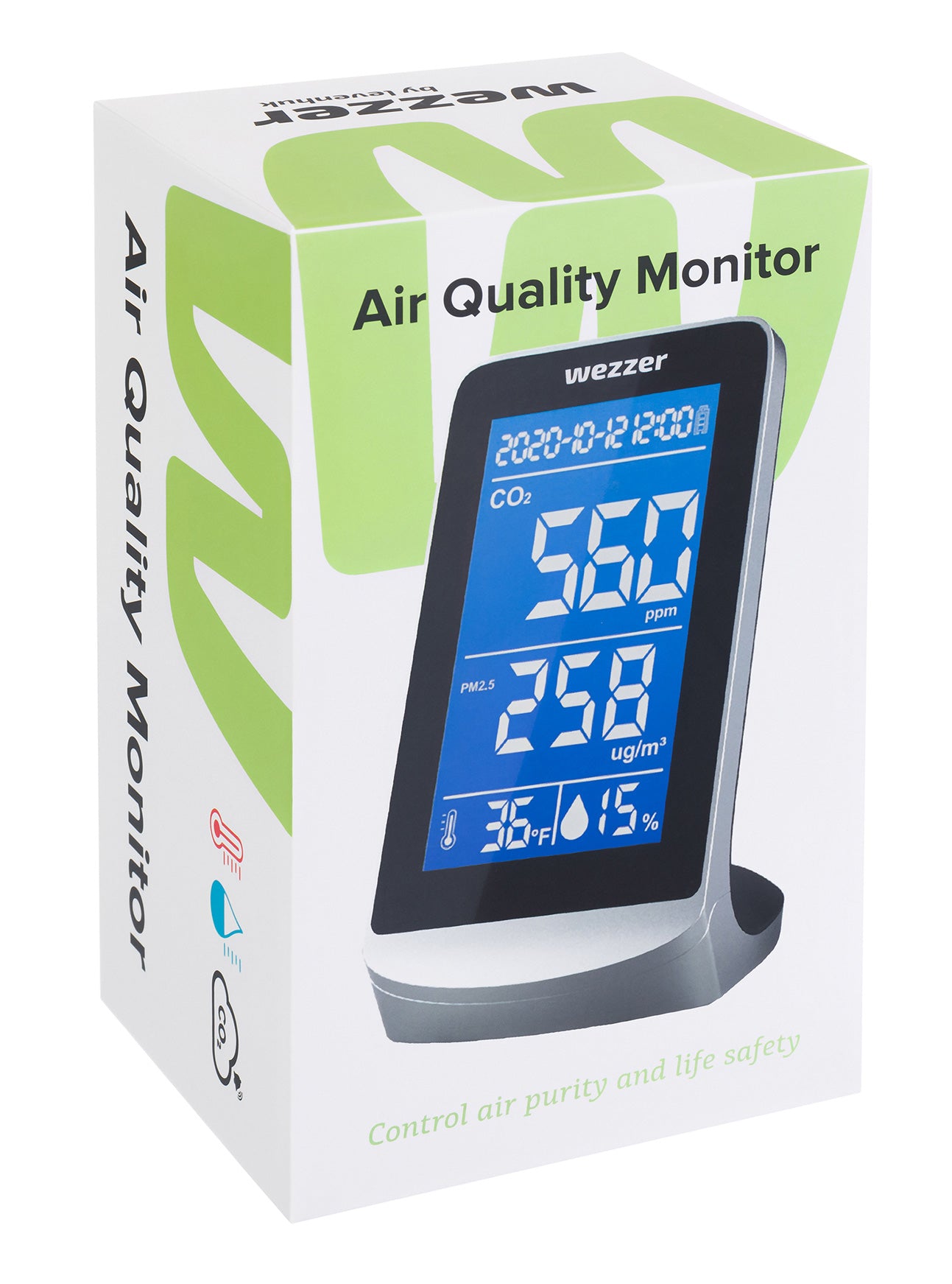 Monitor della qualità dell’aria Levenhuk Wezzer Air PRO DM40