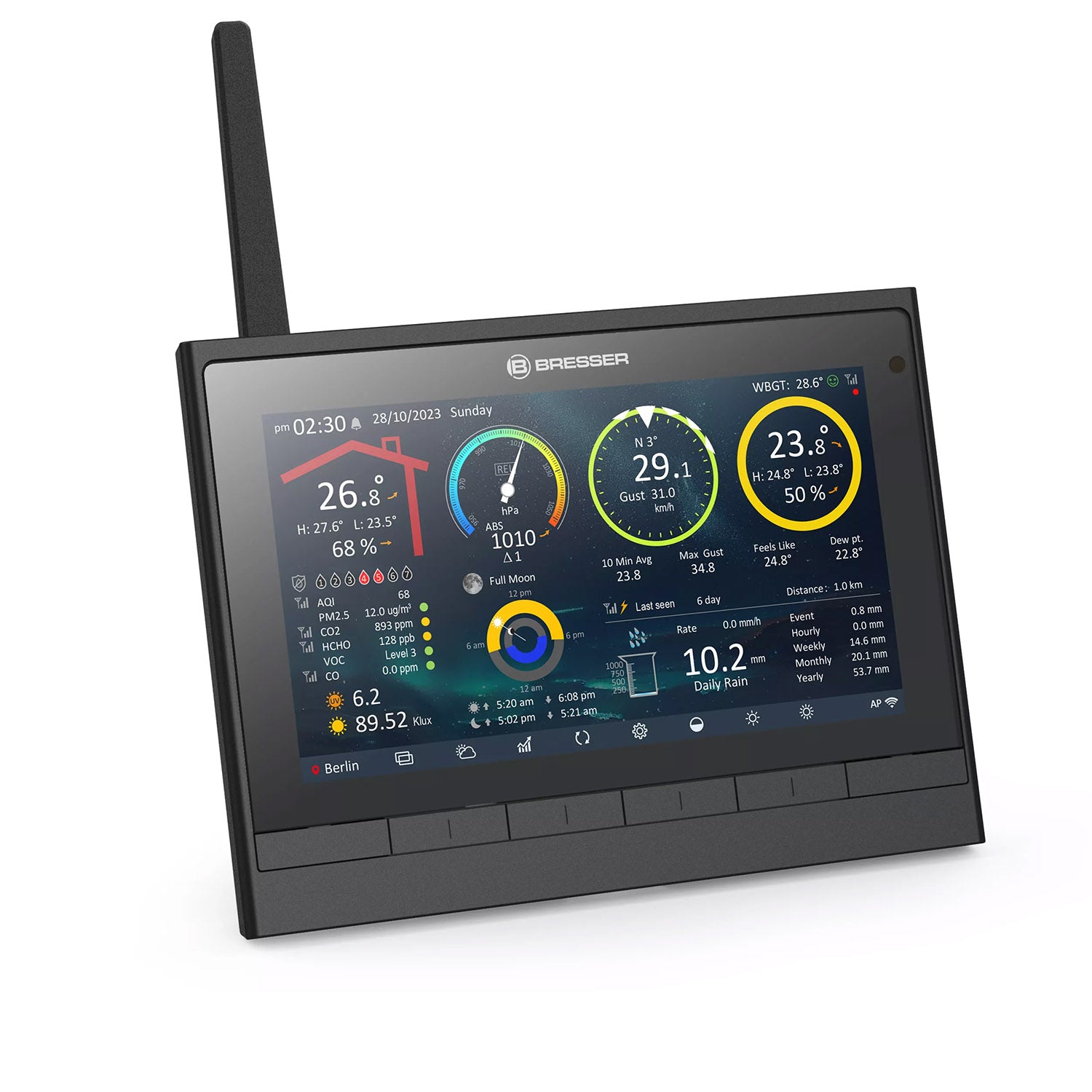 Stazione meteo Bresser 9-in-1 MeteoChamp HD con Wi-Fi
