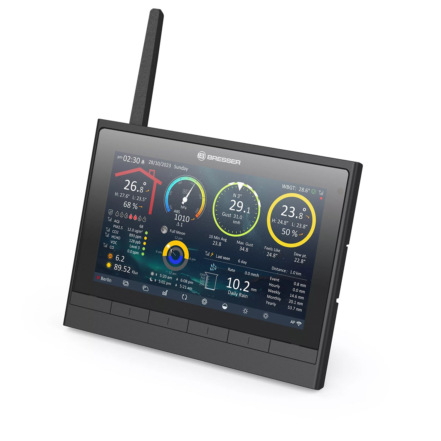 Stazione meteo Bresser 9-in-1 MeteoChamp HD con Wi-Fi