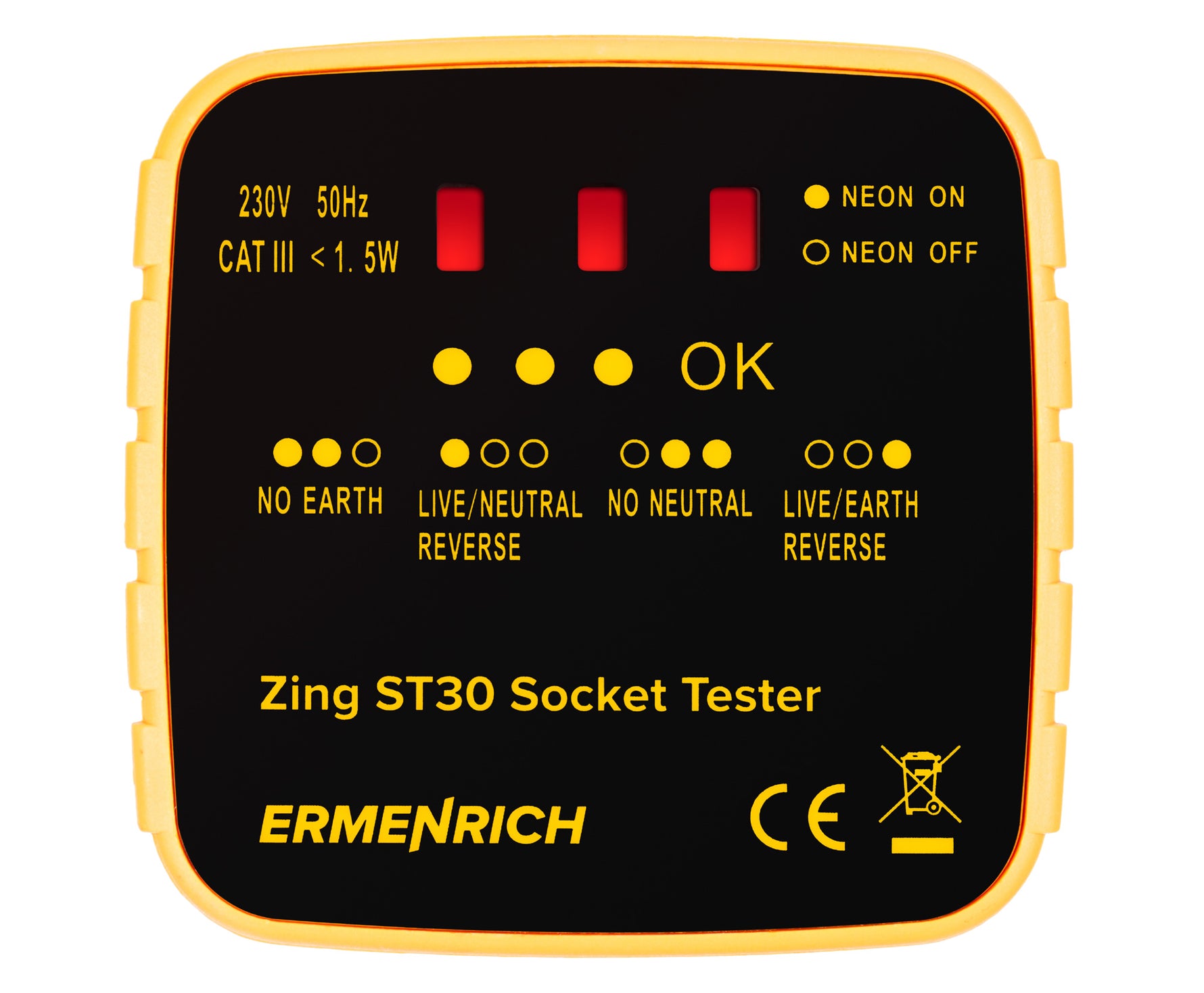 Tester per prese elettriche Ermenrich Zing ST30