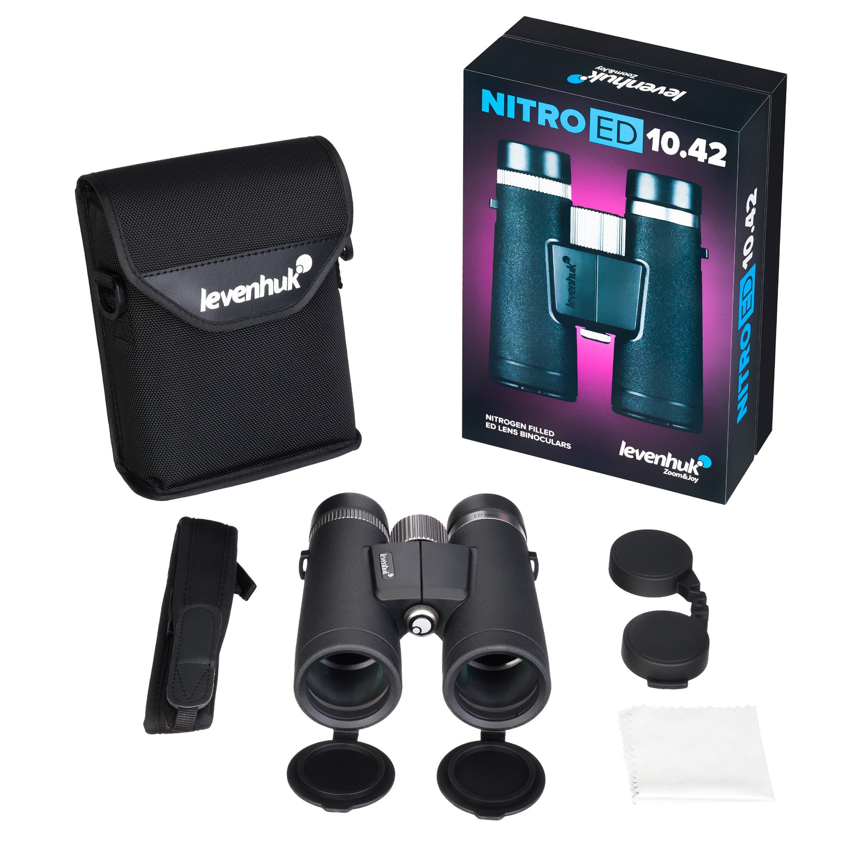 Binocolo Levenhuk Nitro ED 10x42