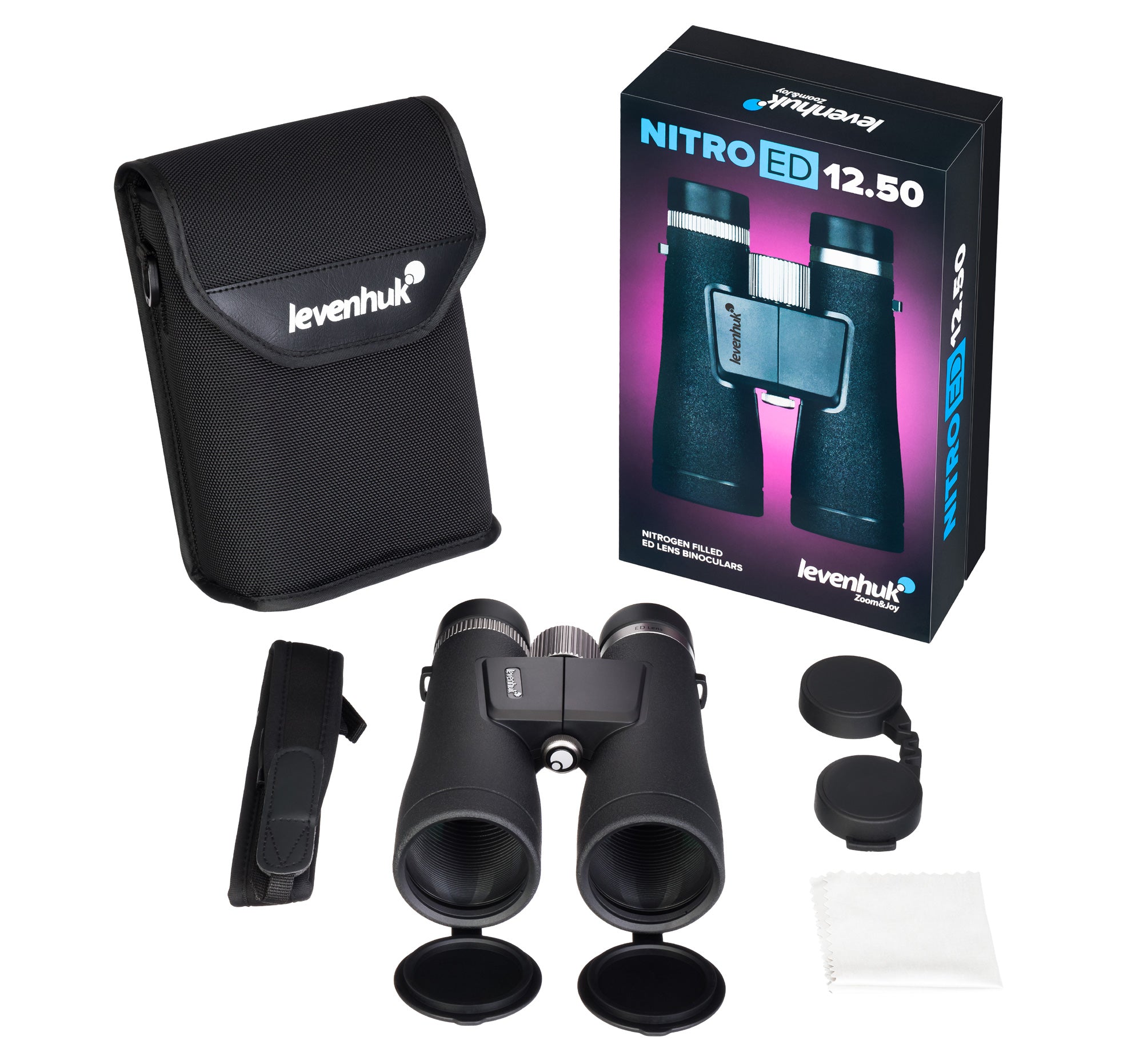 Binocolo Levenhuk Nitro ED 12x50