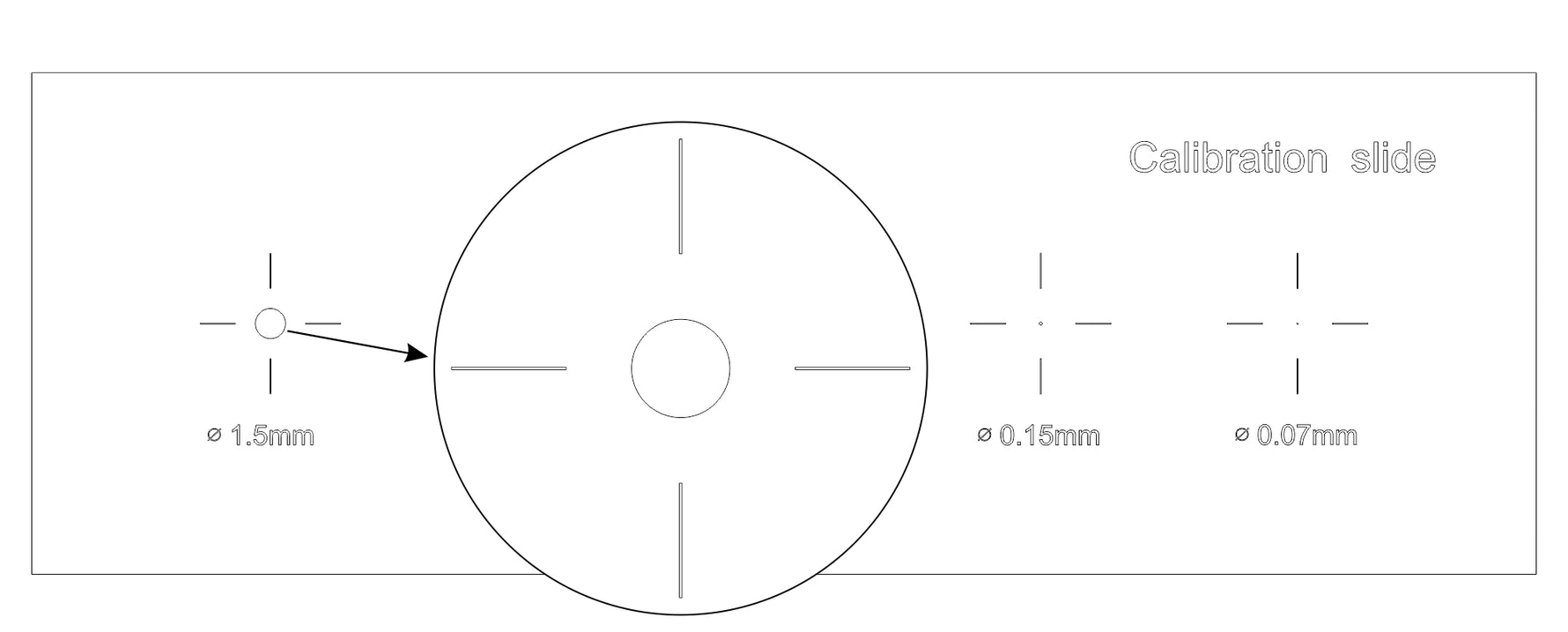 Vetrino di calibrazione CS5 MAGUS (XY0,01/0,07/0,15/0,6/1,5)
