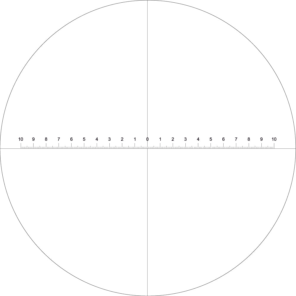 Vetrino di calibrazione CSS1 MAGUS per stereomicroscopi (0,1)