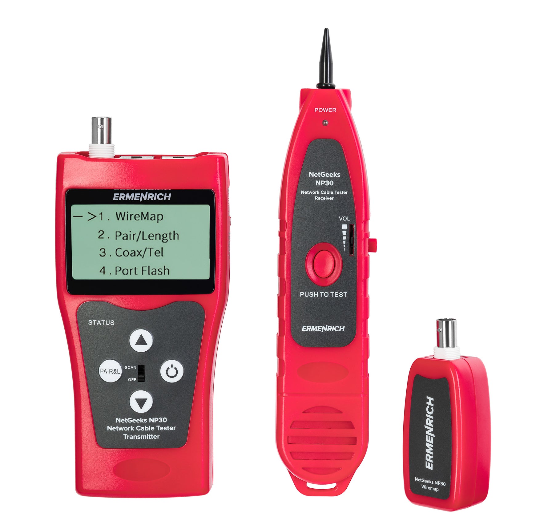 Tester per cavi di rete Ermenrich NetGeeks NP30