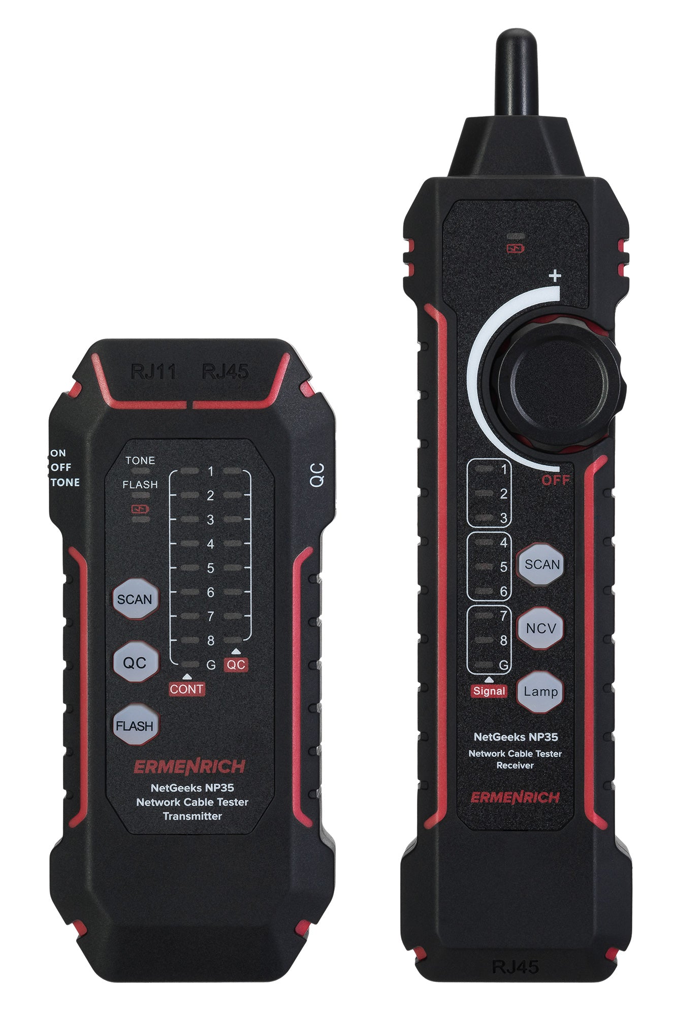 Tester per cavi di rete Ermenrich NetGeeks NP35