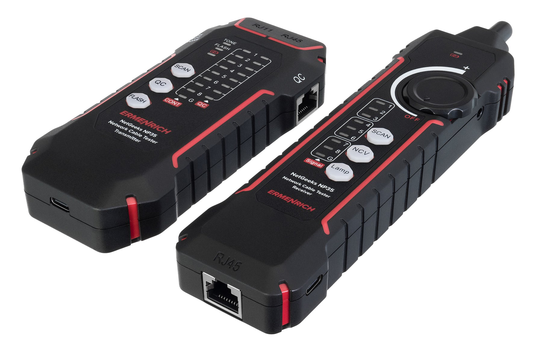 Tester per cavi di rete Ermenrich NetGeeks NP35