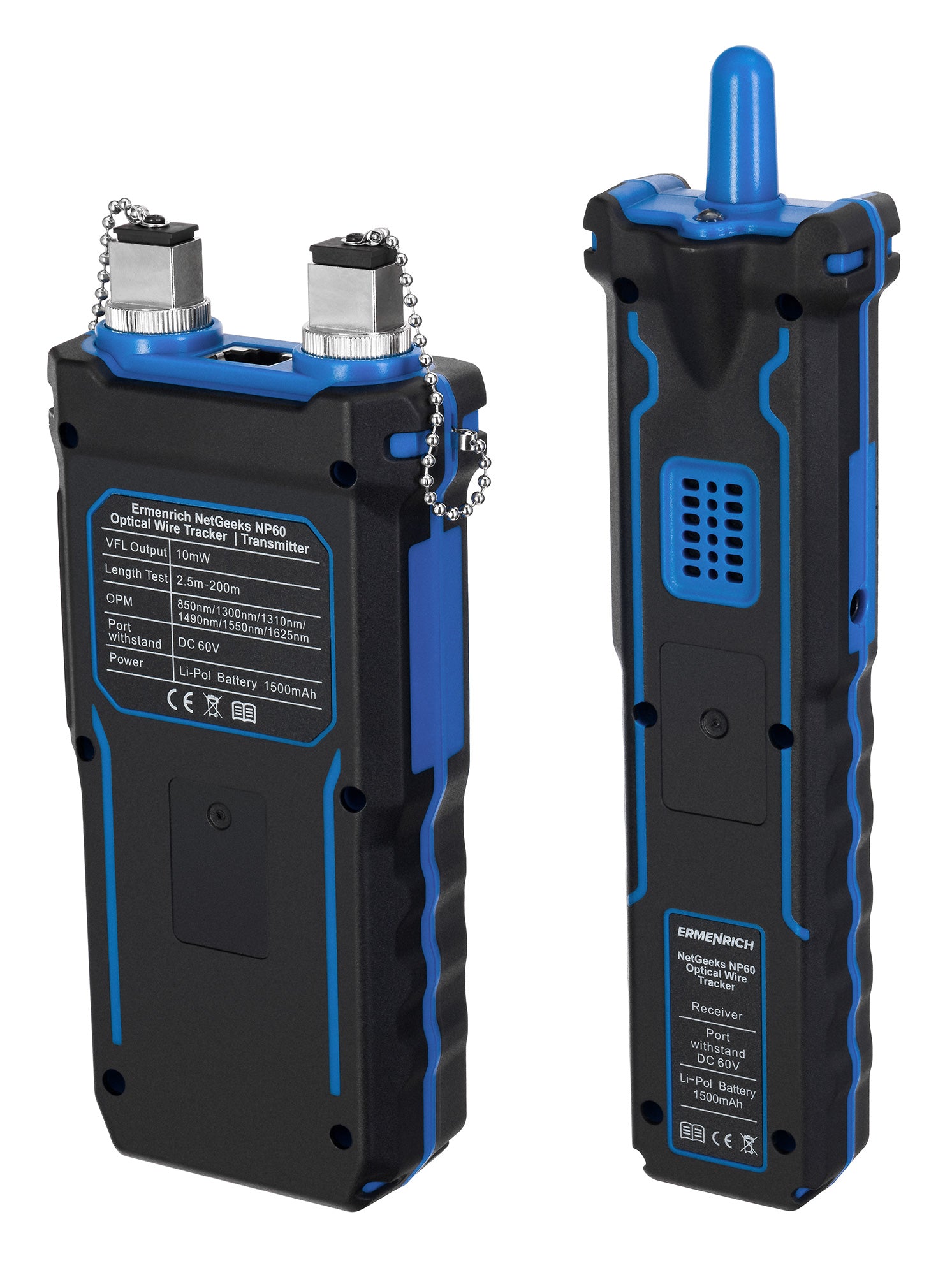 Rilevatore per cavi ottici Ermenrich NetGeeks NP60