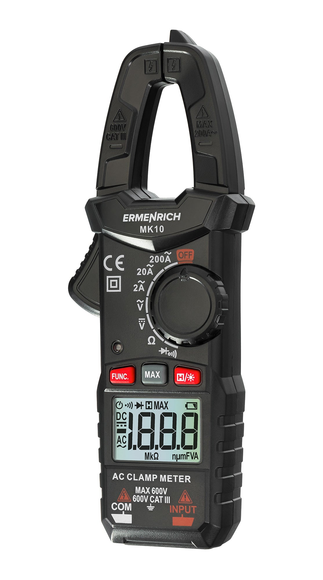 Pinza amperometrica digitale Ermenrich Ping MK10