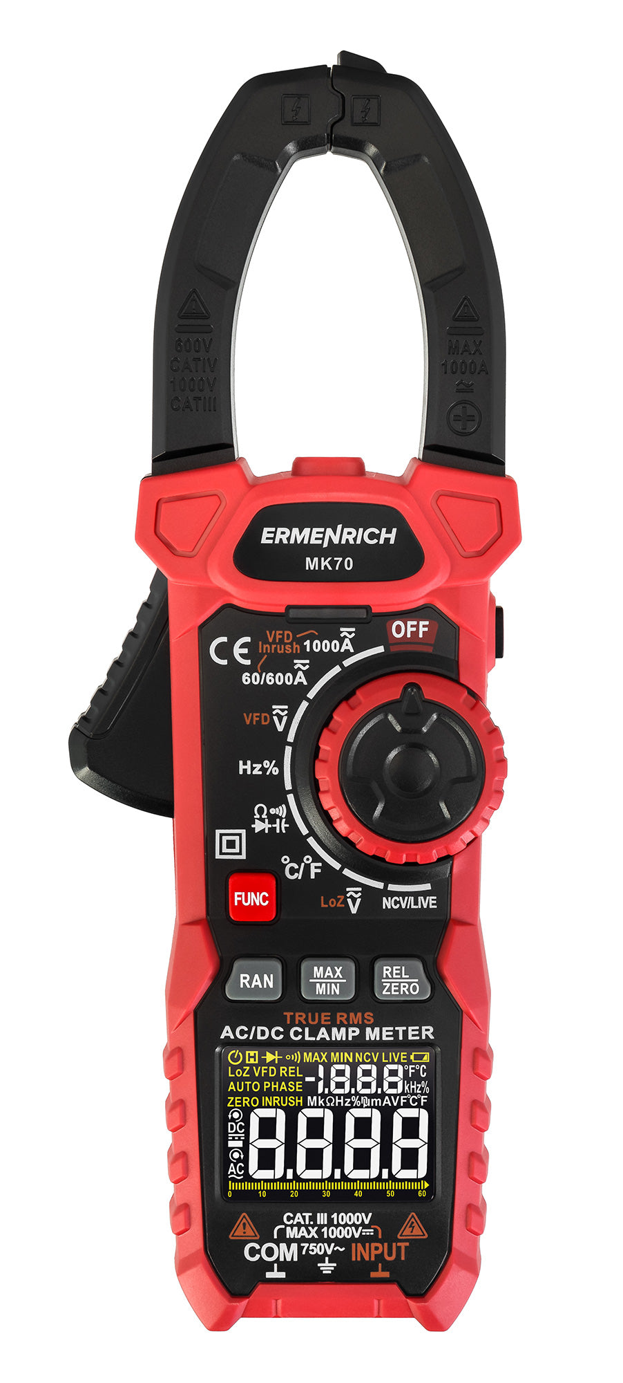 Pinza amperometrica digitale Ermenrich Ping MK70