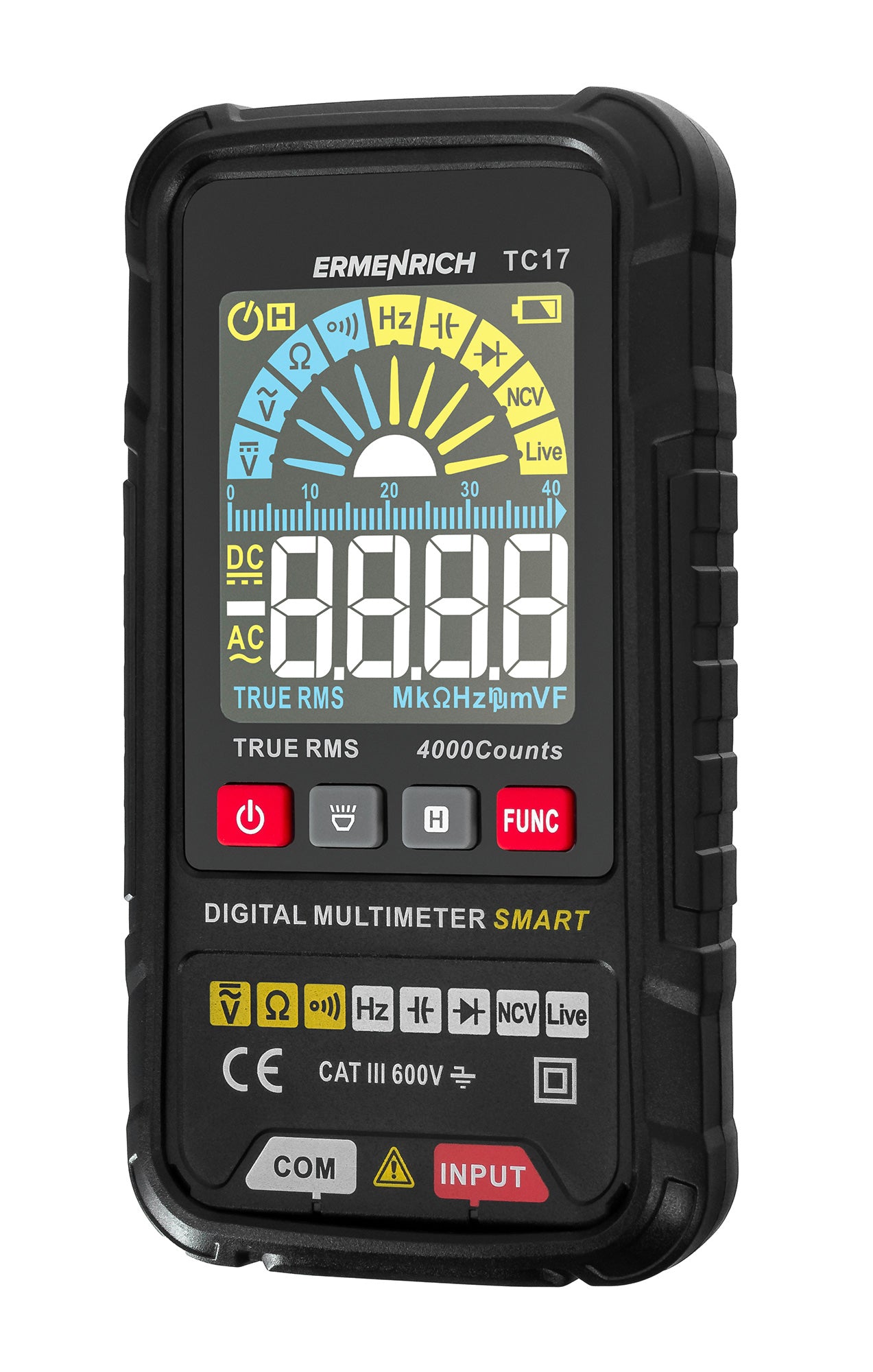 Multimetro digitale Ermenrich Zing TC17