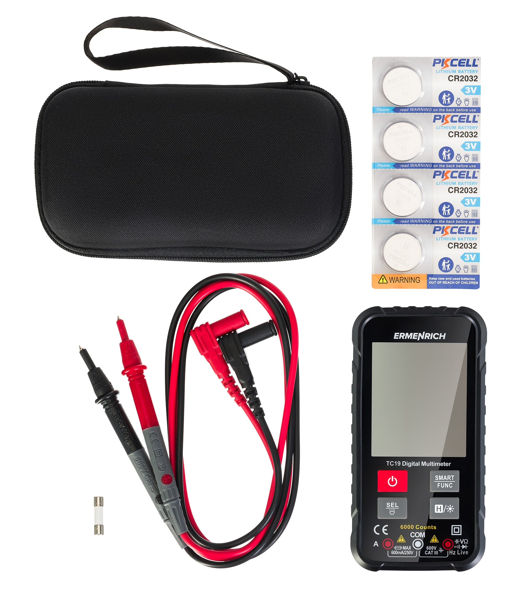 Multimetro digitale Ermenrich Zing TC19