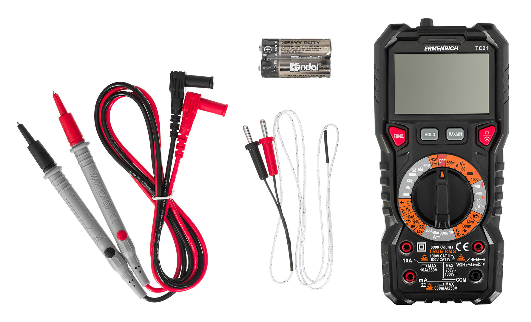 Multimetro digitale Ermenrich Zing TC21